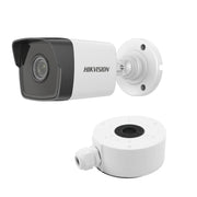 KIT DE CÁMARA + MONTAJE / BALA IP 4 MEGAPIXEL / LENTE 2.8 MM / 30 MTS IR / WDR 120 DB / EXTERIOR IP67 / HIK-CONNECT P2P / H.265+ / POE-Cámaras IP-HIKVISION-Bsai Seguridad & Controles