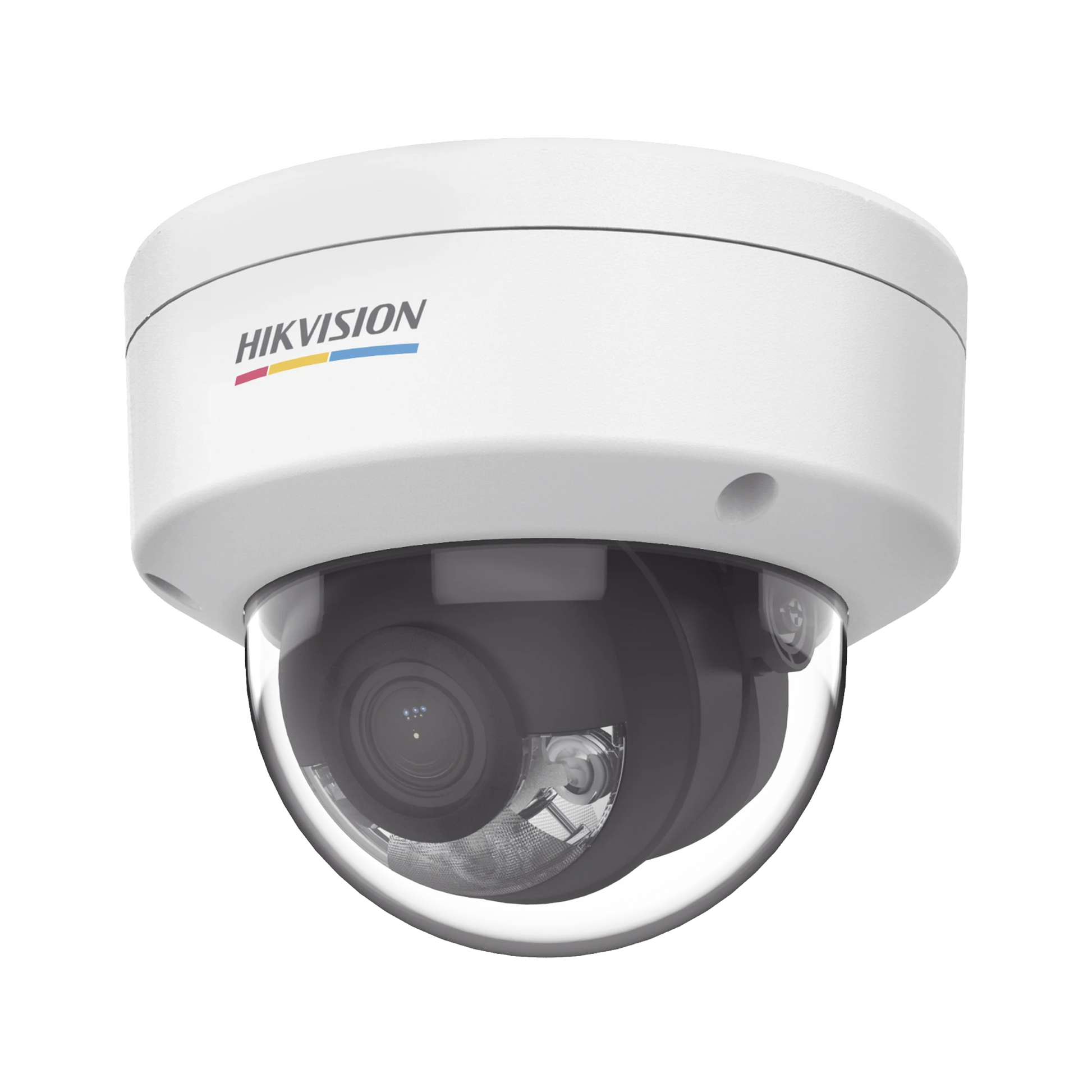 DOMO IP 4 MEGAPIXEL / ACUSENSE LITE (DETECCIÓN DE HUMANOS) / LENTE 2.8 MM / LUZ BLANCA 30 MTS / EXTERIOR IP67 / IK08 / MICRÓFONO INTEGRADO / MICRO SD / WDR 120 DB / POE-Cámaras IP-HIKVISION-Bsai Seguridad & Controles