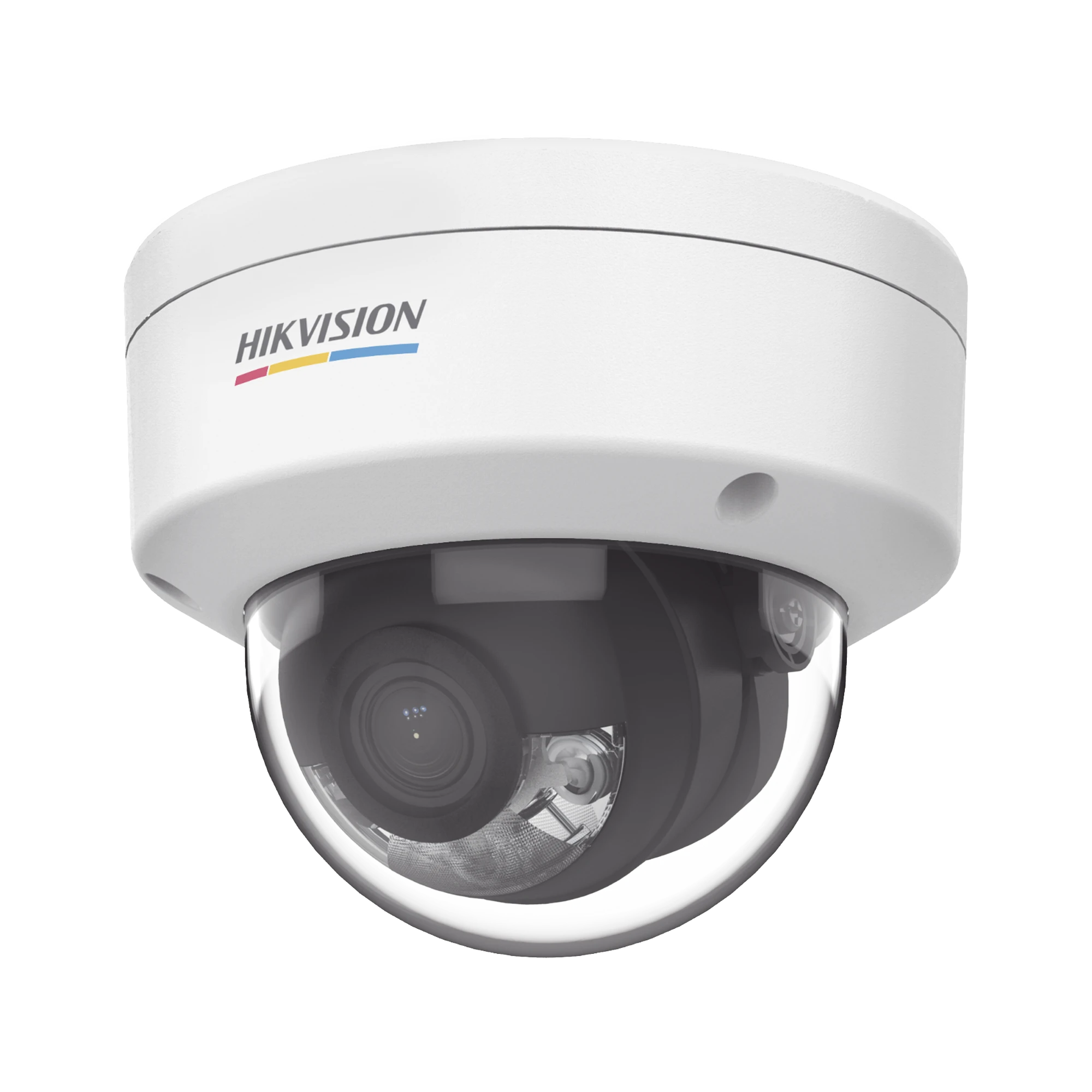 DOMO IP 4 MEGAPIXEL / ACUSENSE LITE (DETECCIÓN DE HUMANOS) / LENTE 2.8 MM / LUZ BLANCA 30 MTS / EXTERIOR IP67 / IK08 / MICRÓFONO INTEGRADO / MICRO SD / WDR 120 DB / POE-Cámaras IP-HIKVISION-Bsai Seguridad & Controles
