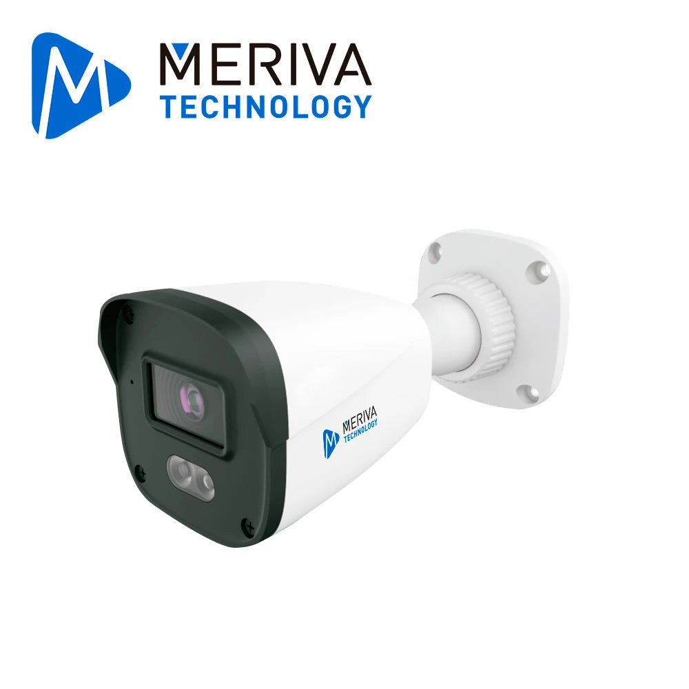 CAM IP BULLET MERIVA TECHNOLOGY MOB-200FC1L / 2MP / SERIE FULL COLOR / H.265 / 2.8MM / 30M LED LUZ BLANCA / MIA / POLICARBONATO - METAL / IP67 / POE-Cámaras IP-MERIVA TECHNOLOGY-Bsai Seguridad & Controles