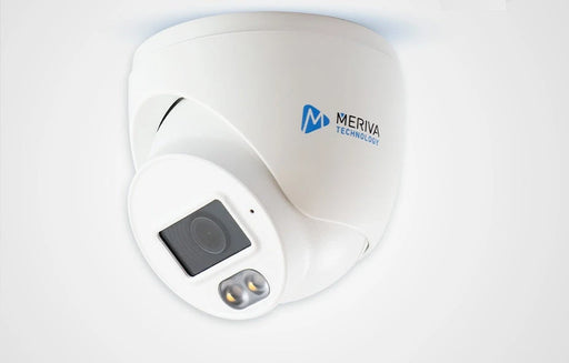CAM IP DOMO MERIVA TECHNOLOGY MTD-FC200FC1L / 2MP / SERIE FULL COLOR / H.265 / 2.8MM / 30M LED LUZ BLANCA / MIA / POLICARBONATO - METAL / IP67 / POE-Cámaras IP-MERIVA TECHNOLOGY-Bsai Seguridad & Controles