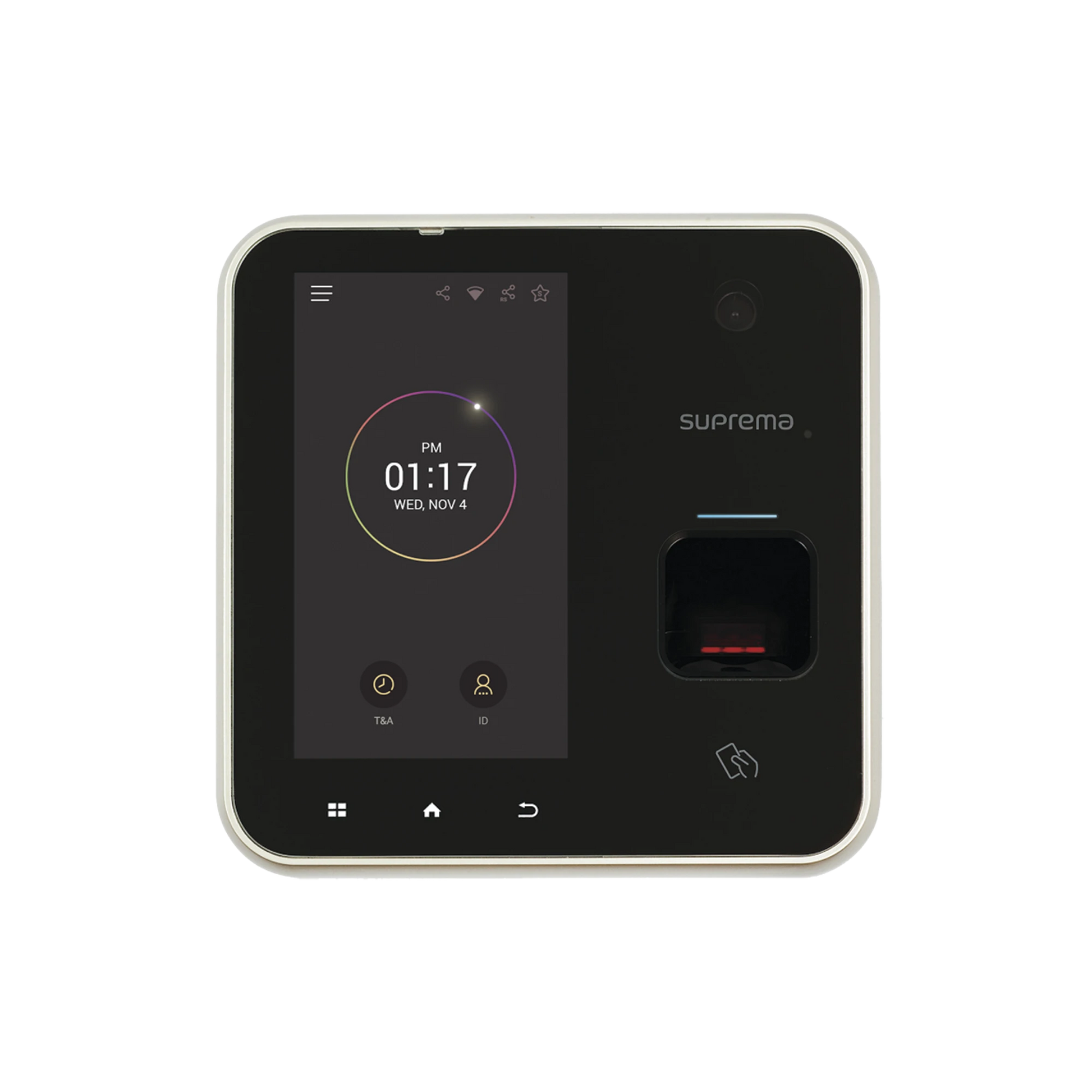 BIOSTATION A2 LECTOR DE HUELLA CON TECLADO TOUCH / WIFI / POE Y LECTOR 13.56MHZ ICLASS SE-Biometricos-SUPREMA-Bsai Seguridad & Controles