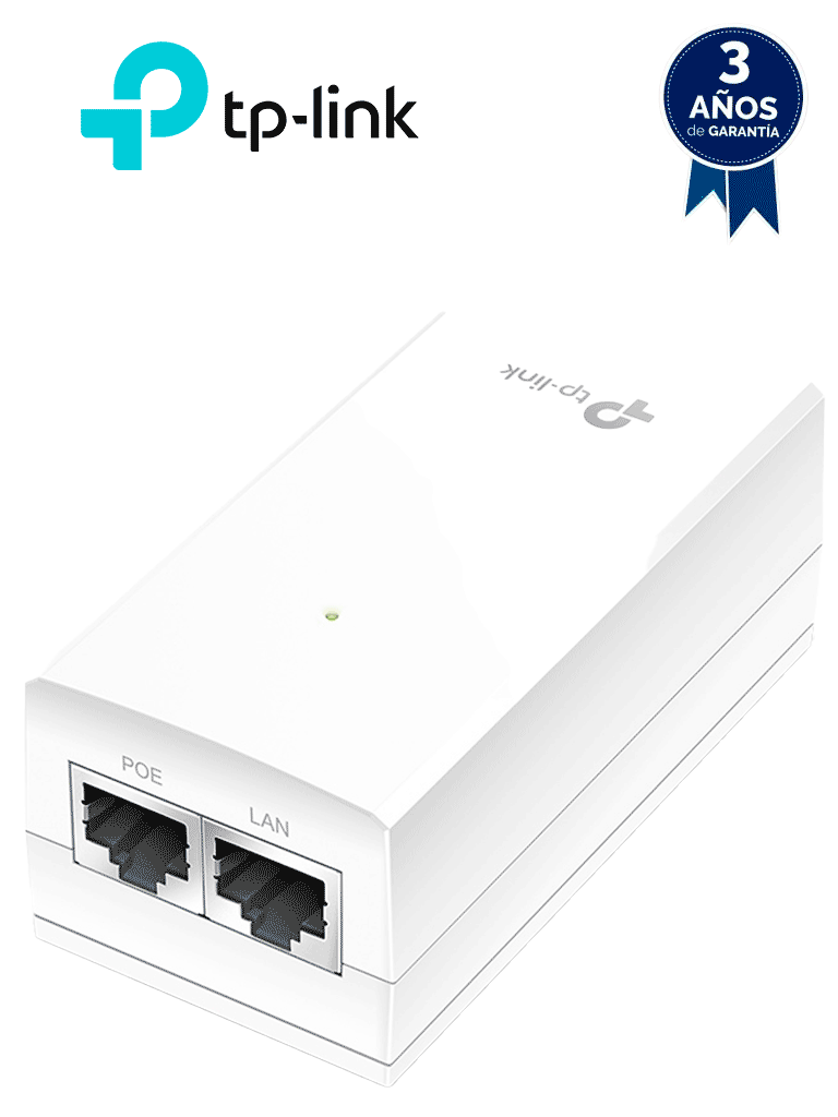 TP-LINK TL-POE2412G - ADAPTADOR POE PASIVO DE 24V, COMPATIBLE CON EAP225 V3.0, EAP225-OUTDOOR V1.0, EAP110 V4.0, Y EAP110-OUTDOOR V3.0 #MCI1-Inyectores PoE-TP-LINK-Bsai Seguridad & Controles