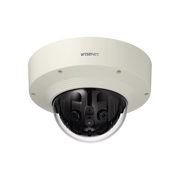 CÁMARA IP 15MP ANTIVANDÁLICA PANORÁMICA 220° O 180° / H.265 & WISESTREAM II / IP66 / IK10 / POE+-Cámaras IP-HANWHA TECHWIN WISENET-Bsai Seguridad & Controles