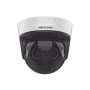 PANOVU SERIES / VISTA PANORÁMICA 180° / 8 MEGAPIXEL EN TOTAL / 4 LENTES 2.8 MM (2 MEGAPIXEL) / 20 MTS IR EXIR / EXTERIOR IP67 / IK10 / 12 VCC / POE+-Cámaras IP-HIKVISION-Bsai Seguridad & Controles