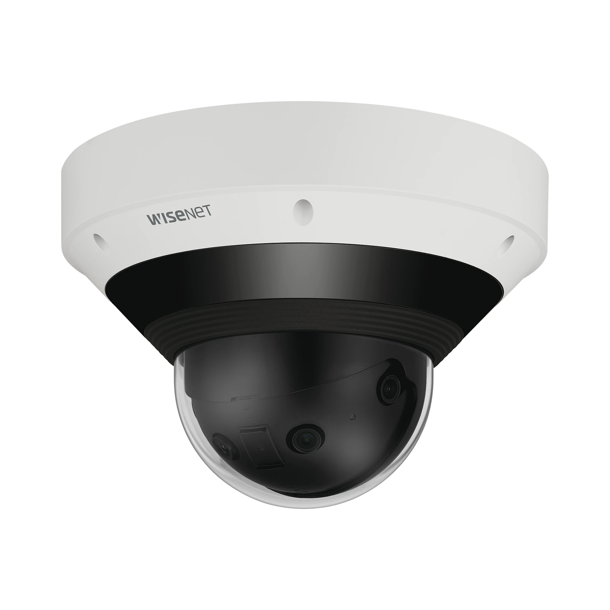 CÁMARA IP 15MP ANTIVANDÁLICA PANORÁMICA 220ºO 180º/ H.265 & WISESTREAM II / IP66 / IK10 / POE+-Cámaras IP-HANWHA TECHWIN WISENET-Bsai Seguridad & Controles