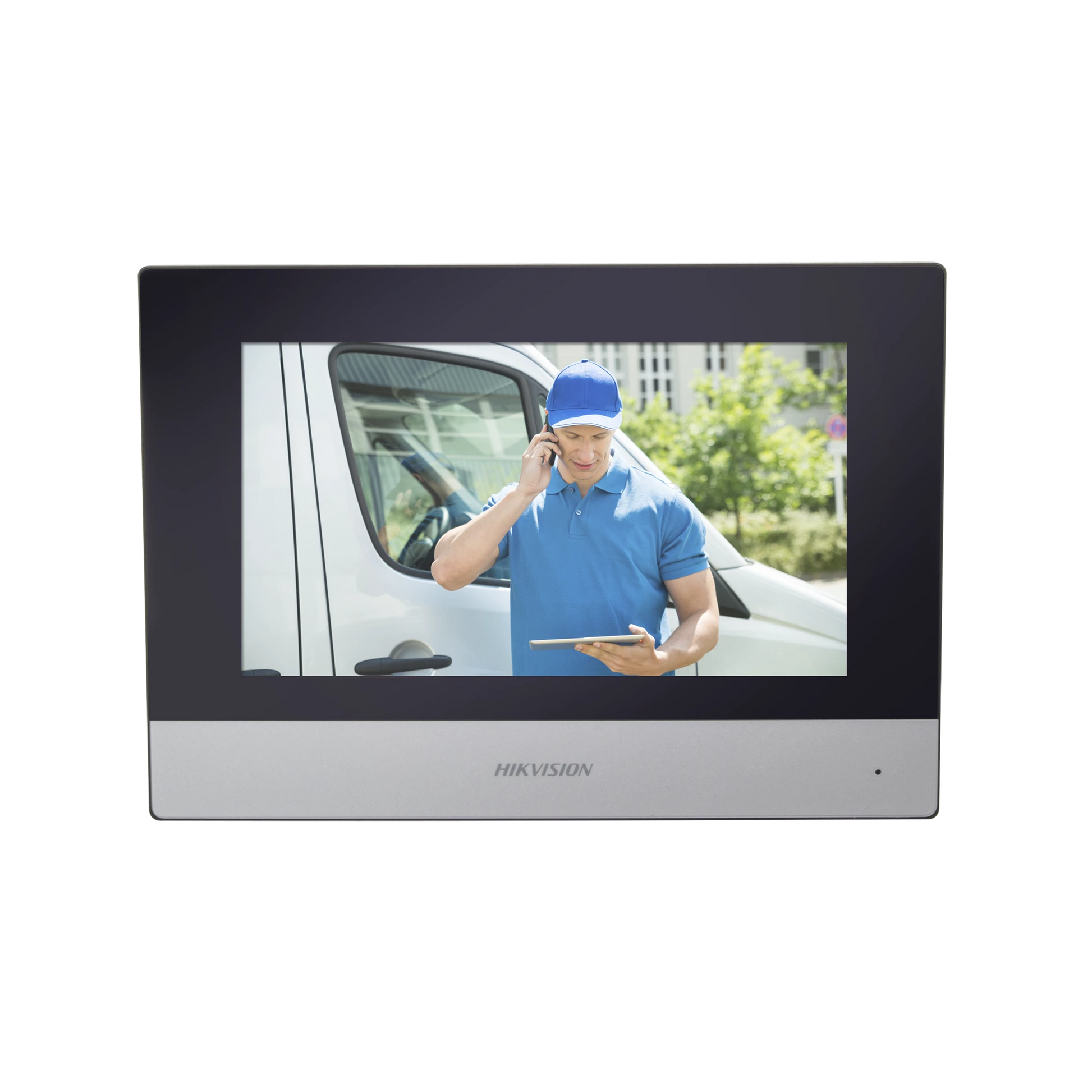 MONITOR IP TOUCH SCREEN 7 PARA VIDEOPORTERO IP MODULAR / VÍDEO EN VIVO / POE ESTÁNDAR / APERTURA REMOTA / LLAMADA ENTRE MONITORES / AUDIO DE DOS VÍAS / POLICARBONATO-Videoporteros e Interfonos-HIKVISION-Bsai Seguridad & Controles