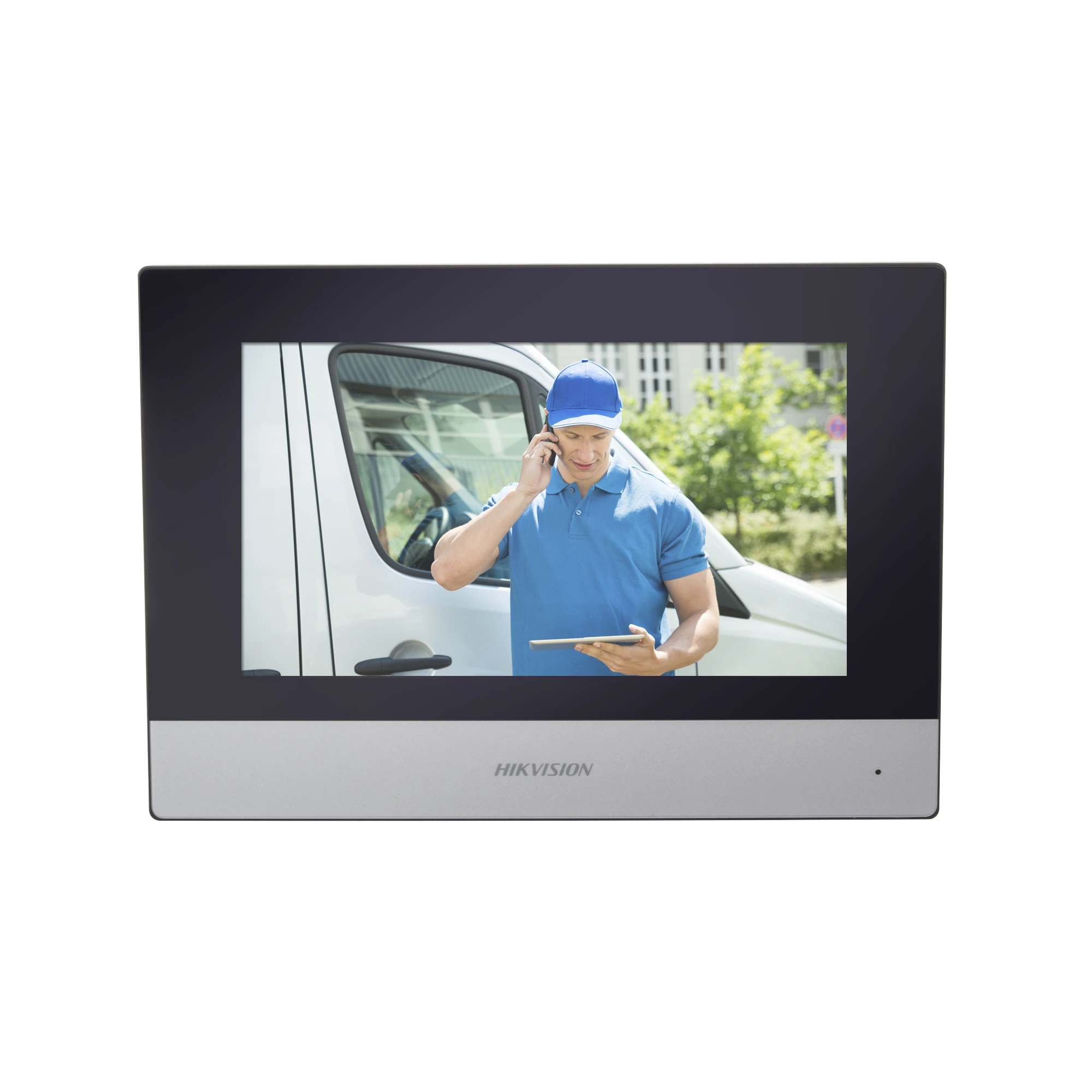 MONITOR IP TOUCH SCREEN 7 PARA VIDEOPORTERO IP MODULAR / VÍDEO EN VIVO / POE ESTÁNDAR / APERTURA REMOTA / LLAMADA ENTRE MONITORES / AUDIO DE DOS VÍAS / POLICARBONATO-Videoporteros e Interfonos-HIKVISION-Bsai Seguridad & Controles