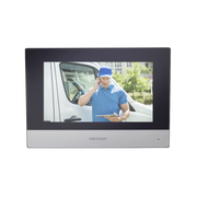 MONITOR HIBRIDO IP WIFI TOUCH SCREEN 7" PARA VIDEOPORTERO IP / VÍDEO EN VIVO / POE ESTÁNDAR / APERTURA REMOTA / LLAMADA ENTRE MONITORES / AUDIO DE DOS VÍAS / POLICARBONATO-Videoporteros e Interfonos-HIKVISION-Bsai Seguridad & Controles