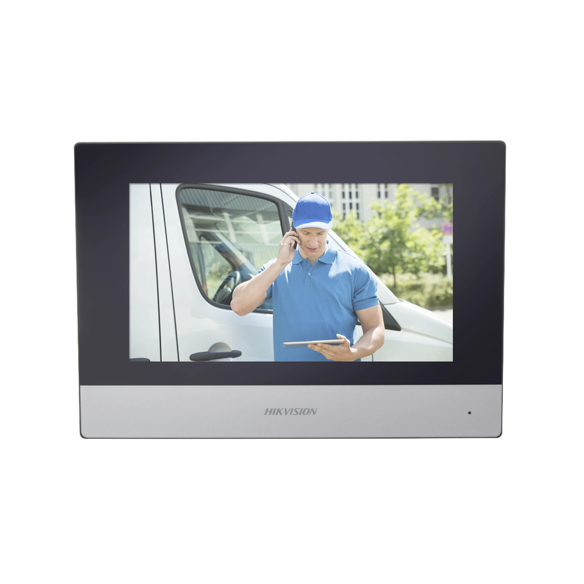 MONITOR HIBRIDO IP WIFI TOUCH SCREEN 7" PARA VIDEOPORTERO IP / VÍDEO EN VIVO / POE ESTÁNDAR / APERTURA REMOTA / LLAMADA ENTRE MONITORES / AUDIO DE DOS VÍAS / POLICARBONATO-Videoporteros e Interfonos-HIKVISION-Bsai Seguridad & Controles