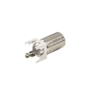 CONECTOR F HEMBRA PARA PCB DE MONTAJE VERTICAL, NÍQUEL/ ESTAÑO/ POLIETILENO.-Conectores-RF INDUSTRIES,LTD-Bsai Seguridad & Controles