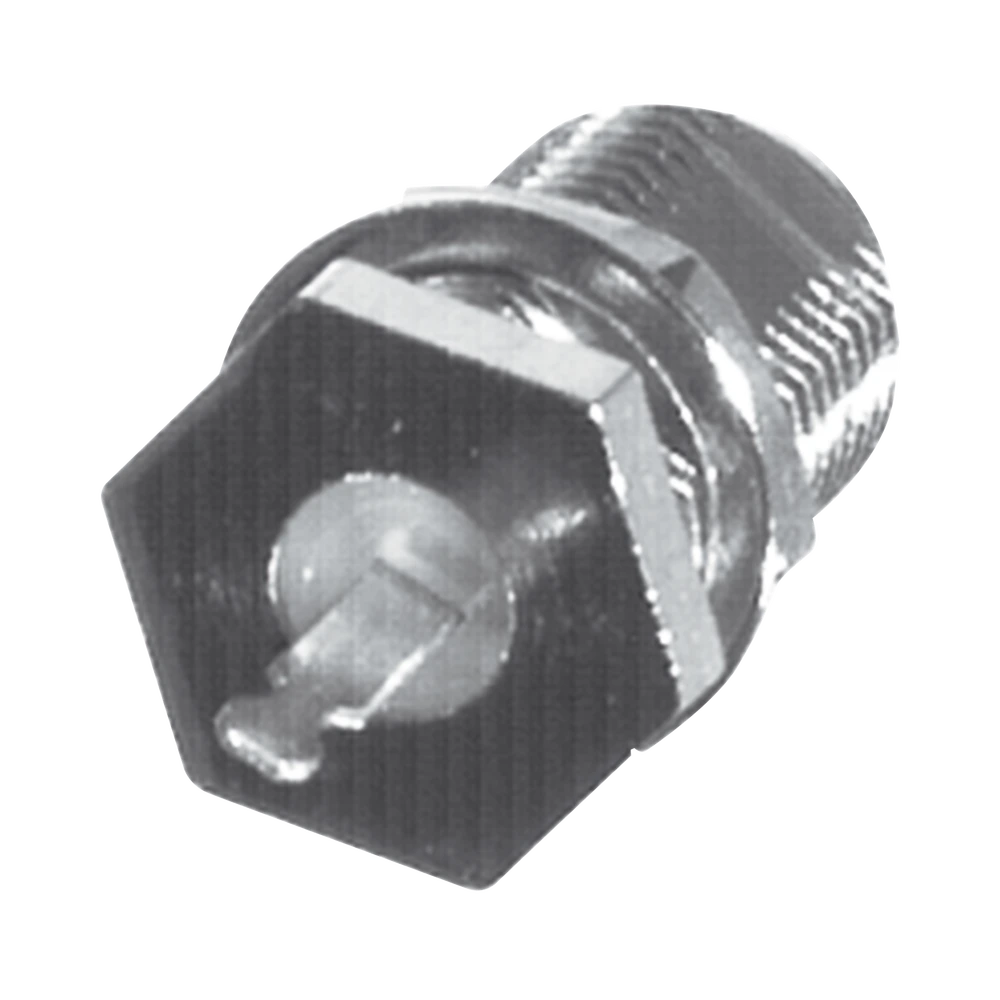 CONECTOR F HEMBRA PARA PANEL EN DOBLE D-PLANO, BORDE HEXAGONAL, TERMINAL SOLDABLE NÍQUEL/ ESTAÑO/ POLIPROPILENO.-Cableado-RF INDUSTRIES,LTD-Bsai Seguridad & Controles