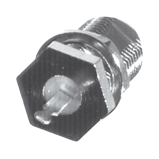 CONECTOR F HEMBRA PARA PANEL EN DOBLE D-PLANO, BORDE HEXAGONAL, TERMINAL SOLDABLE NÍQUEL/ ESTAÑO/ POLIPROPILENO.-Cableado-RF INDUSTRIES,LTD-RFF-1444-Bsai Seguridad & Controles