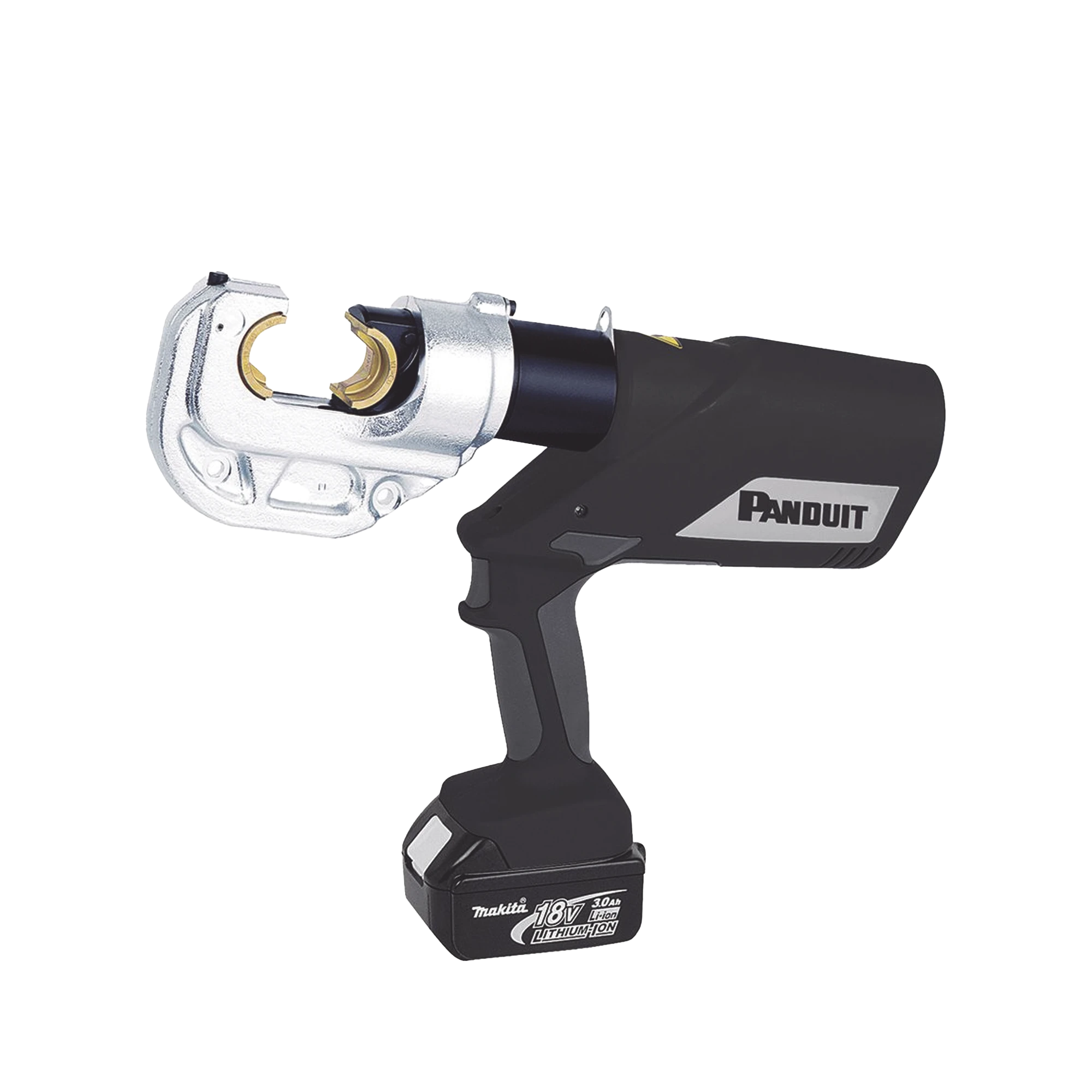 PONCHADORA (CRIMPADORA) HIDRÁULICA DE 12 TONELADAS, OPERA A BATERÍA. CON ESTUCHE-Ferreteria-PANDUIT-Bsai Seguridad & Controles