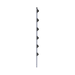 POSTE CON 6 AISLADORES DE PASO PARA CERCA ELECTRIFICADA. TUBO GALVA. DE 1.4M, CAL. 18 DE 1" DIAM. (SIN PINTAR).-Cercas Eléctricas-EPCOM INDUSTRIAL-Bsai Seguridad & Controles