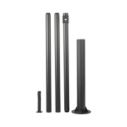 POSTE SECCIONADO DE 6 METROS / ESPECIALIZADO PARA LA INSTALACIÓN DE VIDEOVIGILANCIA / INCLUYE BASE DE CIMENTACIÓN Y BRAZO PARA CÁMARA PTZ / COLOR NEGRO-Accesorios Generales-SYSCOM VIDEO-Bsai Seguridad & Controles