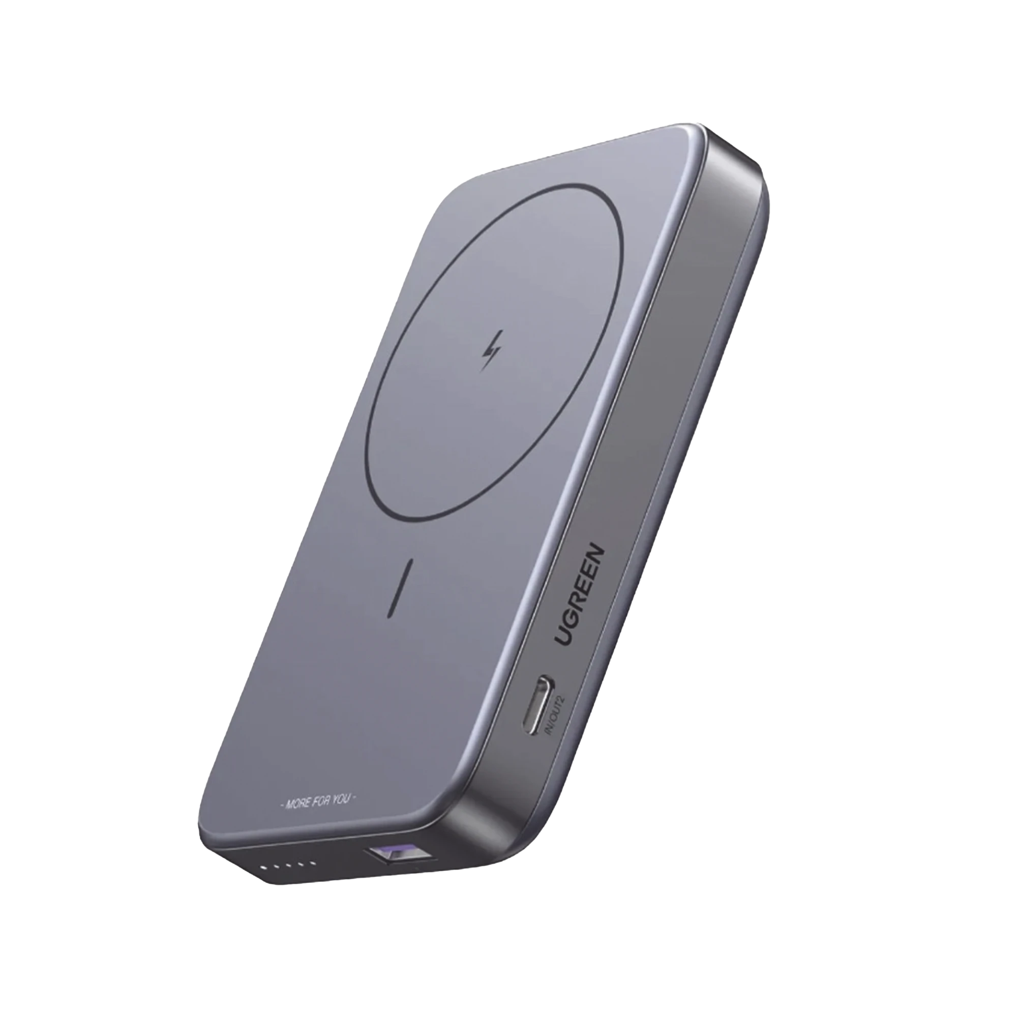 POWER BANK MAGSAFE DE 10000MAH NEXODE | 20W | 1 USB-C | 1 USB-A | CARGA RÁPIDA BIDIRECCIONAL | SOPORTA MODO STANDBY | SOPORTE PLEGABLE | ULTRA DELGADO | ULTRA LIGERO | COMPATIBLE CON IPHONE 15/14/13/12 | COLOR GRIS.-Accesorios Generales-UGREEN-Bsai Seguridad & Controles