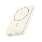 POWER BANK MAGSAFE DE 10000MAH | 20W | CARGA INALÁMBRICA Y POR CABLE USB-C | SISTEMA DE PROTECCIÓN INTELIGENTE | TECNOLOGÍA DE CARGA RÁPIDA | ULTRA DELGADO | ULTRA LIGERO | COMPATIBLE CON IPHONE 15/14/13/12 | COLOR BEIGE.-Accesorios Generales-UGREEN-Bsai Seguridad & Controles