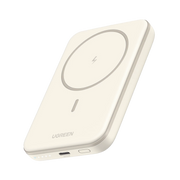 POWER BANK MAGSAFE DE 5000MAH | 15W | CARGA INALÁMBRICA Y POR CABLE USB-C | SISTEMA DE PROTECCIÓN INTELIGENTE | TECNOLOGÍA DE CARGA RÁPIDA | ULTRA DELGADO | ULTRA LIGERO | COMPATIBLE CON IPHONE 15/14/13/12 | COLOR BEIGE.-Accesorios Generales-UGREEN-Bsai Seguridad & Controles