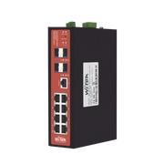 SWITCH INDUSTRIAL 8 PUERTOS / ADMINISTRABLE POE / PUERTO 1-2 POE 24V/48V / PUERTOS 3-8 PUERTOS 802.3 AF/AT/BT / PRESUPUESTO MÁX 240 W-Networking-WI-TEK-Bsai Seguridad & Controles