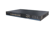 UTEPO UTP3-GSW1604S-MTP250 - SWITCH GIGABIT POE/ ADMINISTRABLE CAPA 2/ 16 PUERTOS GE POE 802.3 AF&AT/ 4 PUERTOS SFP/ PRESUPUESTO POE 230W-Switches POE-UTEPO-Bsai Seguridad & Controles