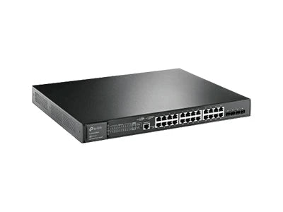 TP-LINK TL-SG3428XMP - SWITCH L2+ OMADA POE+ / 24 PUERTOS POE+ 10/100/1000 MBPS / 4 PUERTOS SFP+ 10G / 2 PUERTOS CONSOLA (RJ45 Y MICROUSB) / ADMINISTRACIÓN CENTRALIZADA OMADA O STAND-ALONE / MULTICAST IGMP / CALIDAD DE SERVICIO / PRESUPUESTO POE 384W-Switches POE-TP-LINK-TPL3720019-Bsai Seguridad & Controles