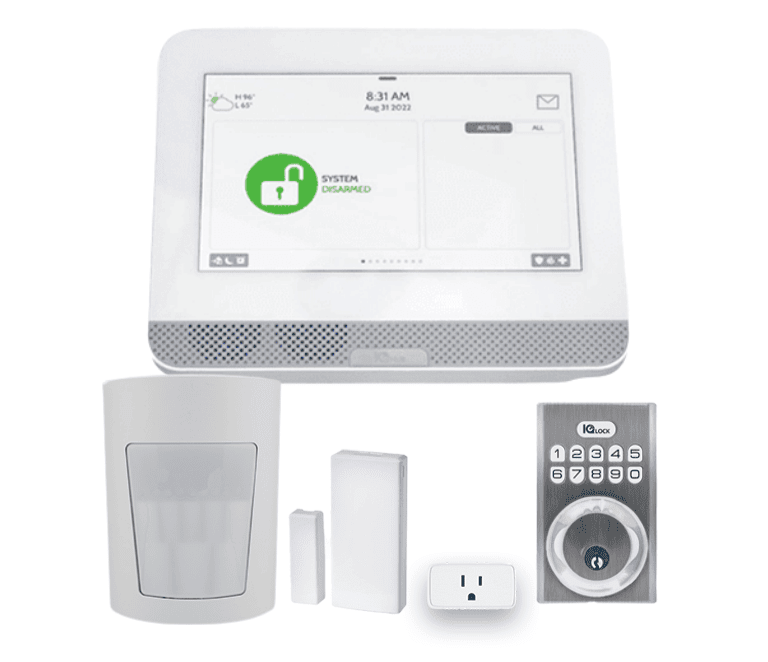 QOLSYS IQ4 HUB POWER MANAGE AUTOMATION KIT - PAQUETE QUE CONTIENE SISTEMA IQ 4 HUB POWER MANAGE, CON PANTALLA TÁCTIL DE 7", 1 SENSOR PIR INALÁMBRICO PG9914, 1 SENSOR MAGNÉTICO INALÁMBRICOS PG9303, 1 ENCHUFE INTELIGENTE Y UNA CERRADURA POWER G #IQPM-Paquetes de Alarma-QOLSYS-Bsai Seguridad & Controles