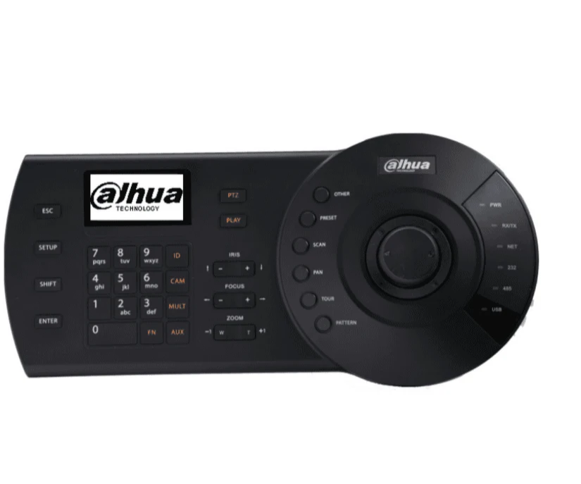 DAHUA NKB1000-E - TECLADO CONTROLADOR IP CON JOYSTICK PARA PTZS ANALOGICAS E IP/ CONTROL DE DVRS Y NVRS/ PANTALLA LCD/ RJ-45/ RS232/ PELCO D & P/ #PROACCESORIOS-Teclados y Joystick-DAHUA-Bsai Seguridad & Controles
