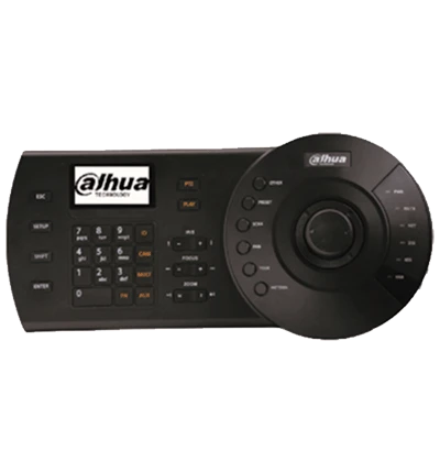 DAHUA NKB1000-E - TECLADO CONTROLADOR IP CON JOYSTICK PARA PTZS ANALOGICAS E IP/ CONTROL DE DVRS Y NVRS/ PANTALLA LCD/ RJ-45/ RS232/ PELCO D & P/ #PROACCESORIOS-Teclados y Joystick-DAHUA-Bsai Seguridad & Controles