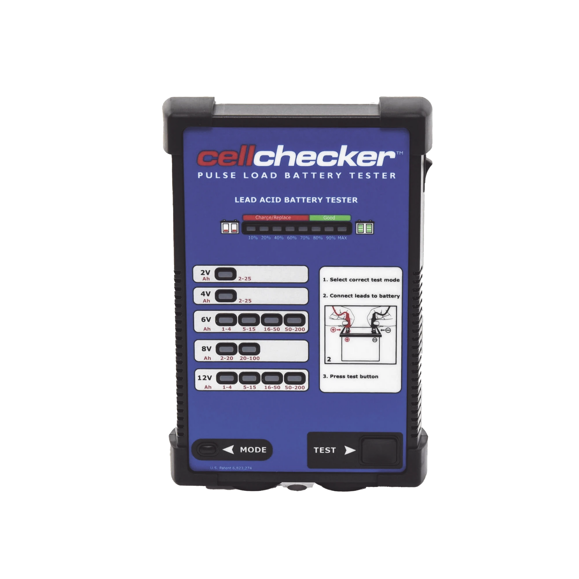 PROBADOR DE BATERÍAS, IDEAL PARA IDENTIFICAR BATERÍAS DÉBILES O EN FALLA PARA LOS SISTEMAS DE ALARMA (INCLUYE FUNDA)-Herramientas-SDI-Bsai Seguridad & Controles