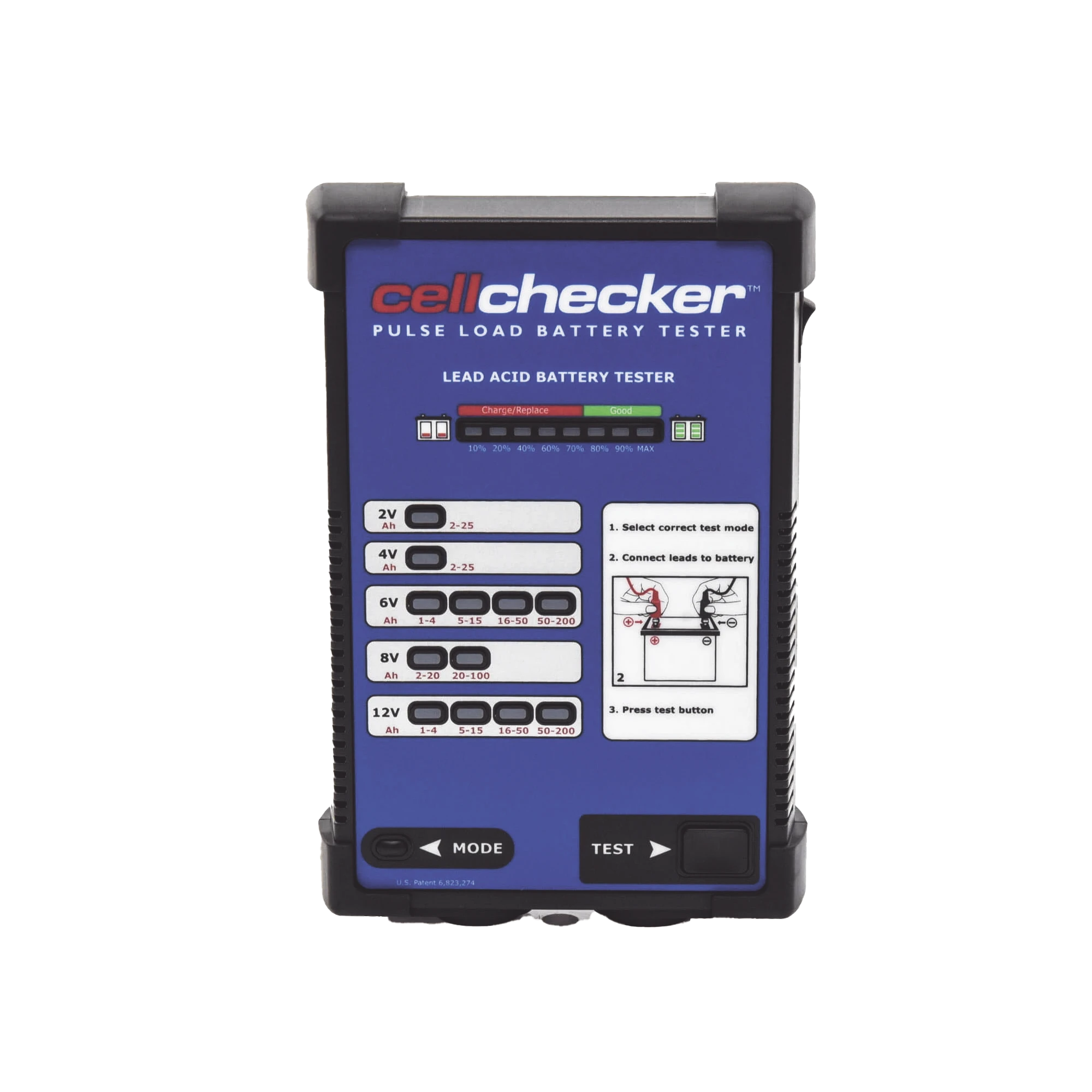 PROBADOR DE BATERÍAS, IDEAL PARA IDENTIFICAR BATERÍAS DÉBILES O EN FALLA PARA LOS SISTEMAS DE ALARMA (INCLUYE FUNDA)-Herramientas-SDI-Bsai Seguridad & Controles