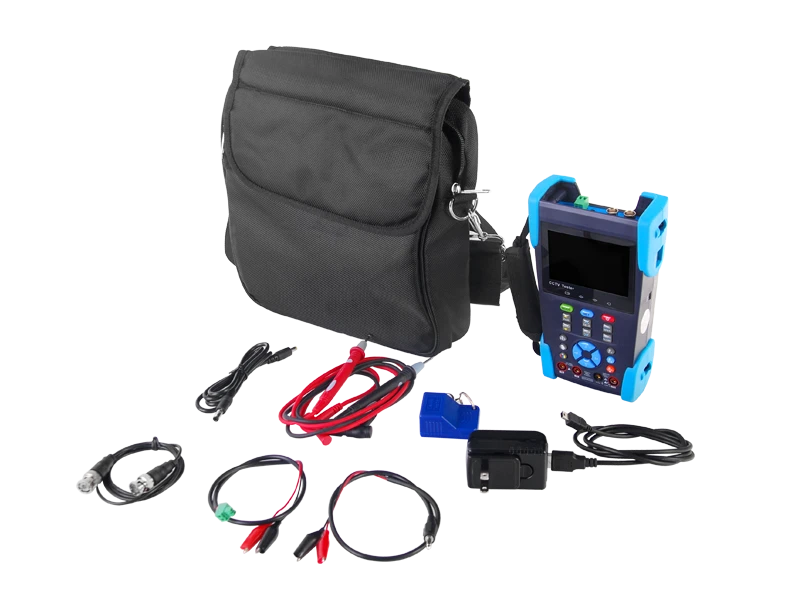 PROBADOR DE VIDEO CON PANTALLA LCD DE 3.5" PARA HD-TVI (TURBOHD) CON MULTÍMETRO DIGITAL, CONTROL PTZ-Probadores de video-EPCOM-Bsai Seguridad & Controles