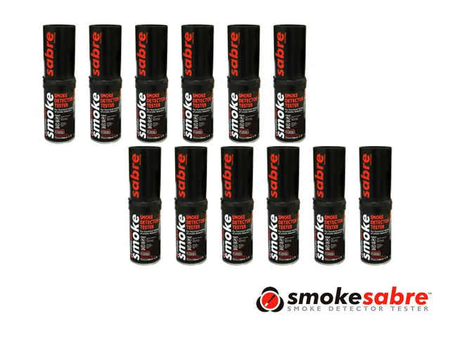 AEROSOL P/PROBAR DETECORES DE HUMO SDI SMOKE SABRE CAJA DE 12 PZ.-Probadores-SDI-Bsai Seguridad & Controles