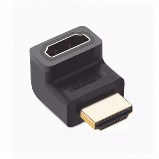 ADAPTADOR HDMI DE 90 GRADOS MACHO A HEMBRA / HACIA ARRIBA / HDMI 2.0 4K@60HZ / PROPORCIONA FLEXIBILIDAD SIN DOBLAR LOS CABLES HDMI-Cableado-UGREEN-20110-Bsai Seguridad & Controles