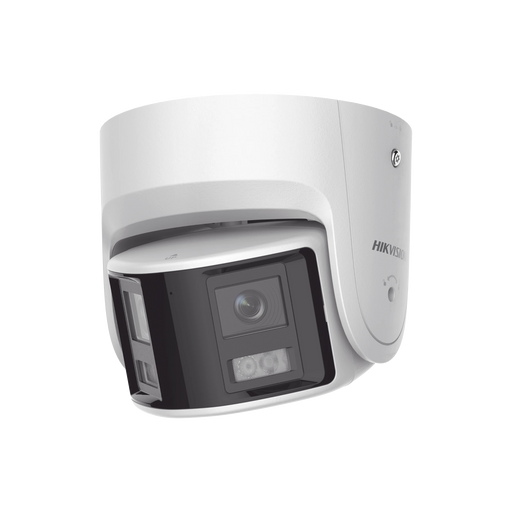 [ PROTECCIÓN ACTIVA ] TURRET IP PANORÁMICA 4 MEGAPÍXEL / 180° / IMAGEN A COLOR 24/7 / POE / WDR 130° / IP67 / ACUSENSE / PROTECCIÓN ACTIVA (LUZ ESTROBOSCÓPICA Y ALARMA AUDIBLE)-Cámaras IP-HIKVISION-DS-2CD2347G2P-LSU/SL(C)-Bsai Seguridad & Controles