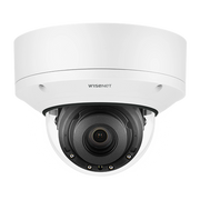 CÁMARA DOMO 4K CON IA / LENTO MOTORIZADO DE 4.5 A 10MM / P-IRIS, WDR 120DB / RANURA SD / PROTECCIÓN IP52 E IK10-Cámaras IP-HANWHA TECHWIN WISENET-Bsai Seguridad & Controles