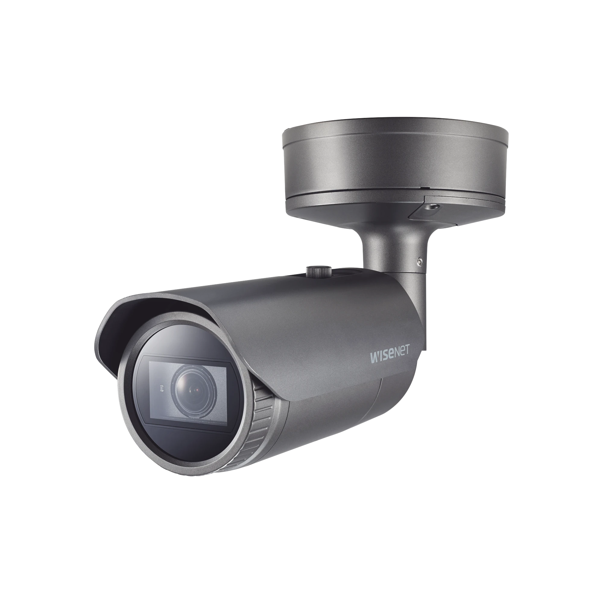 CAMARA BALA IP 4K CON IA / LENTE MOTORIZADO 4.5 A 10MM / P-IRIS / WDR 120DB / H.265 / RANURASD / PROTECCIÓN IP67 IK10 NEMA4X-Cámaras IP-HANWHA TECHWIN WISENET-Bsai Seguridad & Controles