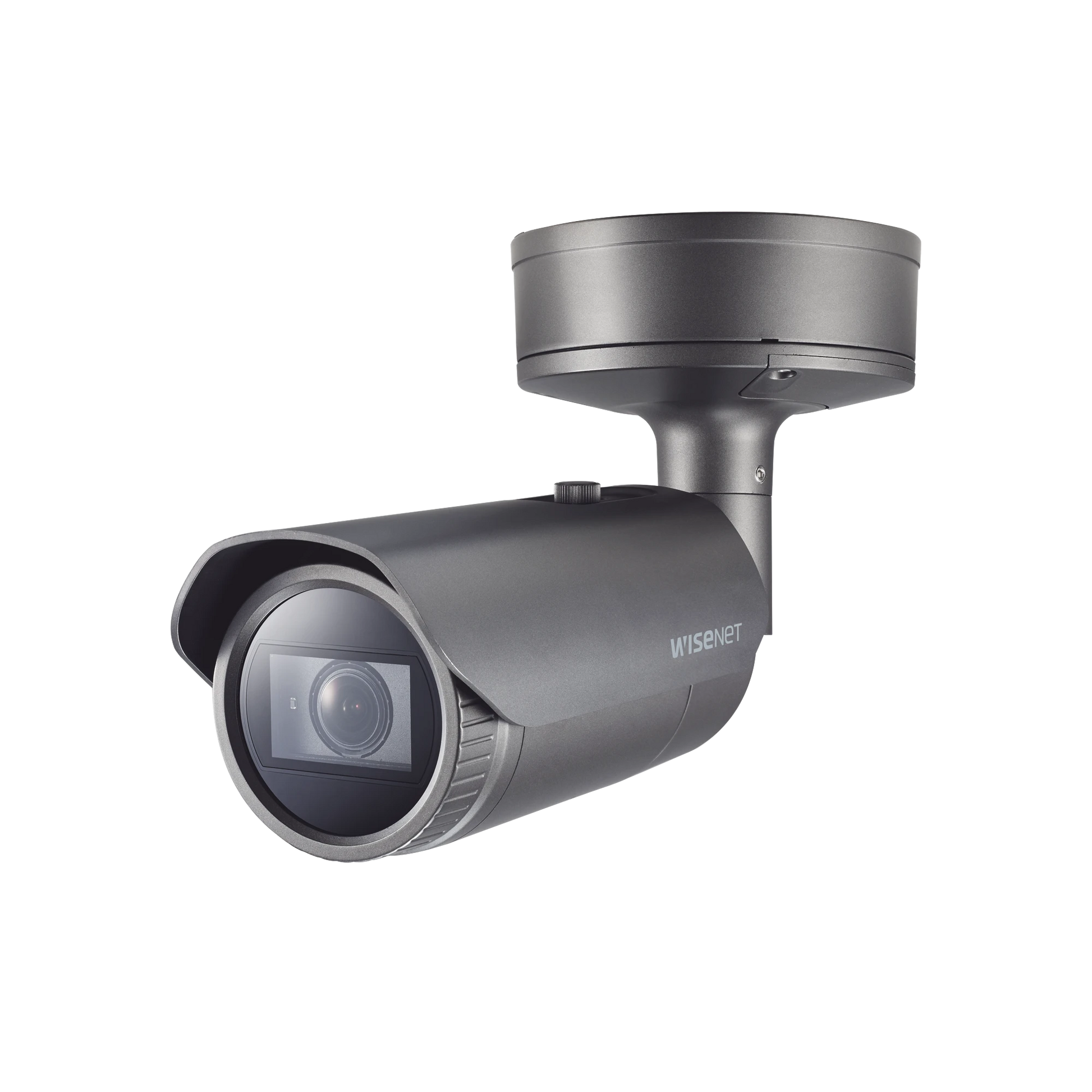 CAMARA BALA IP 4K CON IA / LENTE MOTORIZADO 4.5 A 10MM / P-IRIS / WDR 120DB / H.265 / RANURASD / PROTECCIÓN IP67 IK10 NEMA4X-Cámaras IP-HANWHA VISION-Bsai Seguridad & Controles