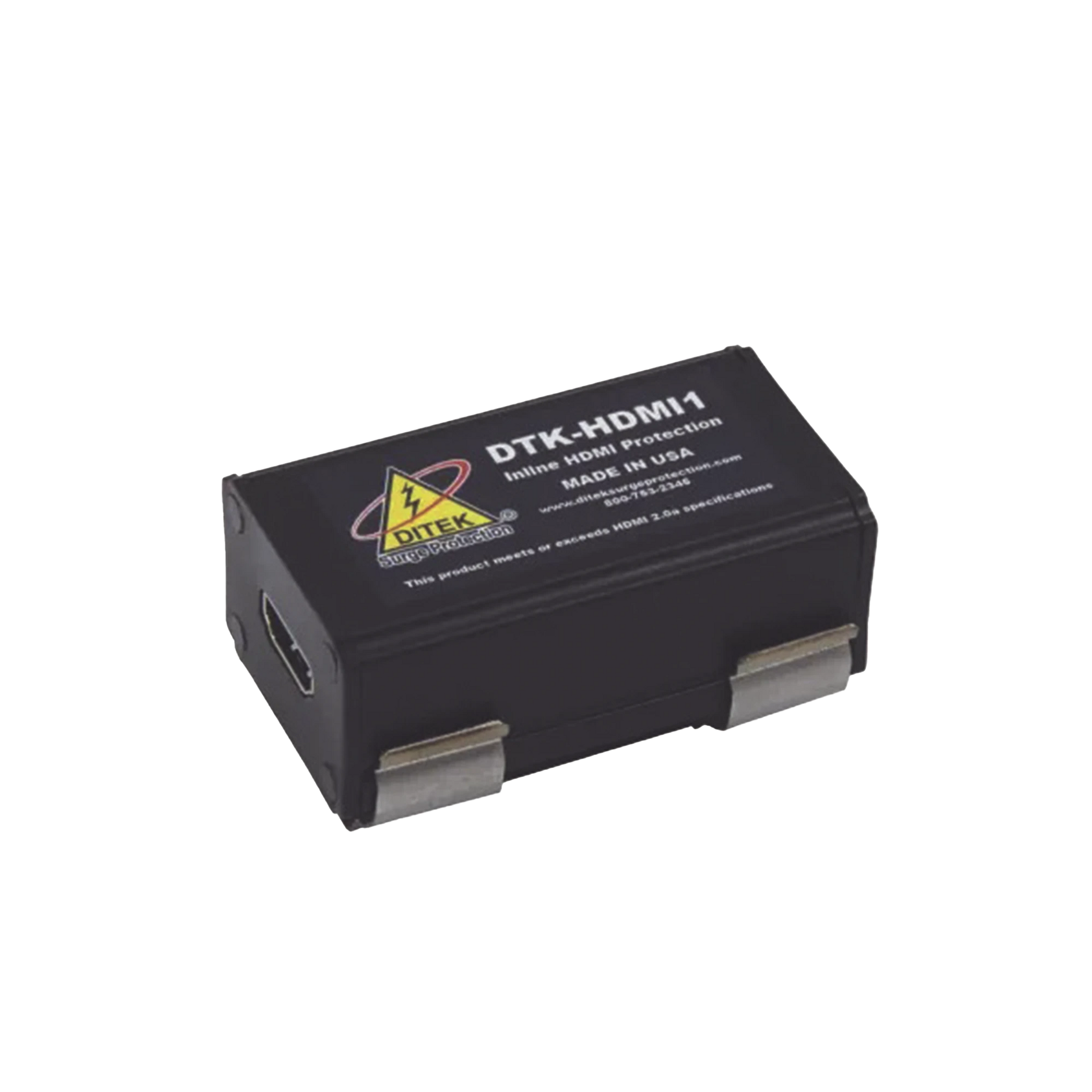 PROTECTOR CONTRA SOBRETENSIONES PARA CABLE HDMI COMPATIBLE CON HDMI 2.0A Y HDCP 2.2, SOPORTA HASTA 4K UHD-Accesorios Generales-DITEK-Bsai Seguridad & Controles