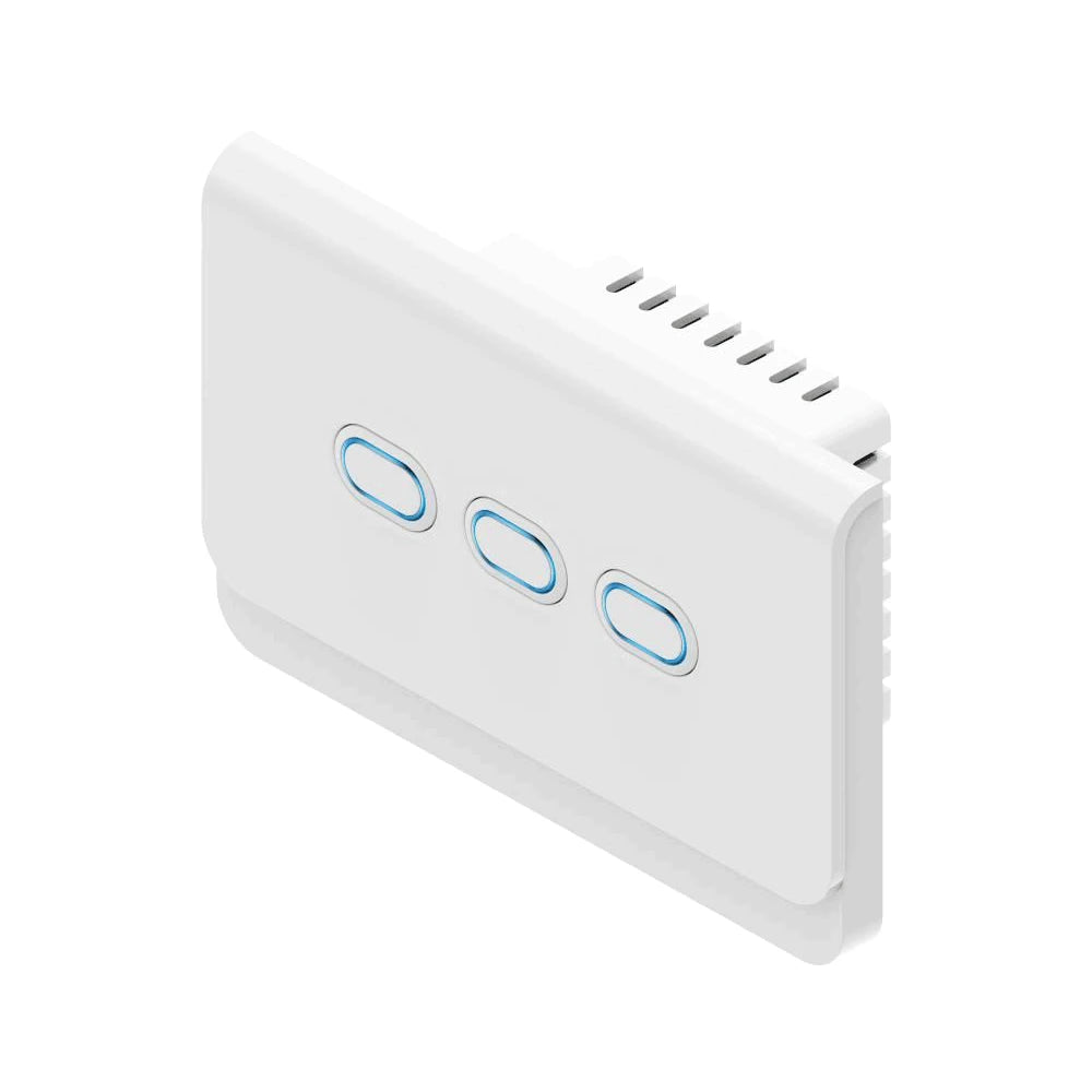 WULIAN SWITCHAW3LN - APAGADOR INTELIGENTE PARA AUTOMATIZACIÓN DE CONTROL DE LUCES CON FORMATO AMERICANO CONEXIÓN LN 3 BOTONES / ADMINISTRACION REMOTA DESDE CELULAR CON BRAIN Y APLICACION EN CELULAR/ PROTOCOLO ZIGBEE-Control de Iluminación-WULIAN-Bsai Seguridad & Controles