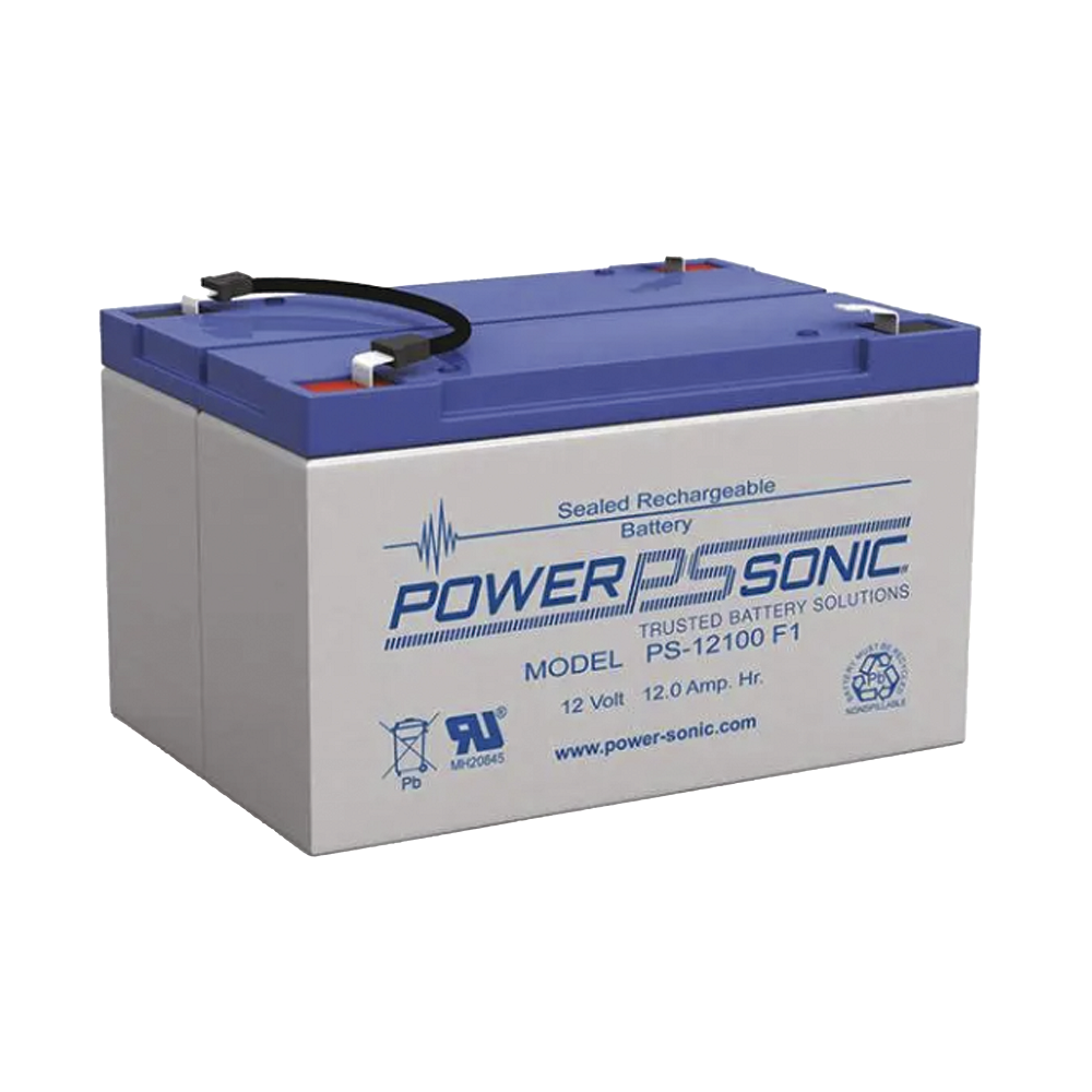 BATERÍA 12V, 12AH, PARA RESPALDO, TECNOLOGÍAS AGM/VRLA, 5 AÑOS VIDA ÚTIL, TERMINALES F1, RECONOCIDA UL-Energía-POWER SONIC-Bsai Seguridad & Controles
