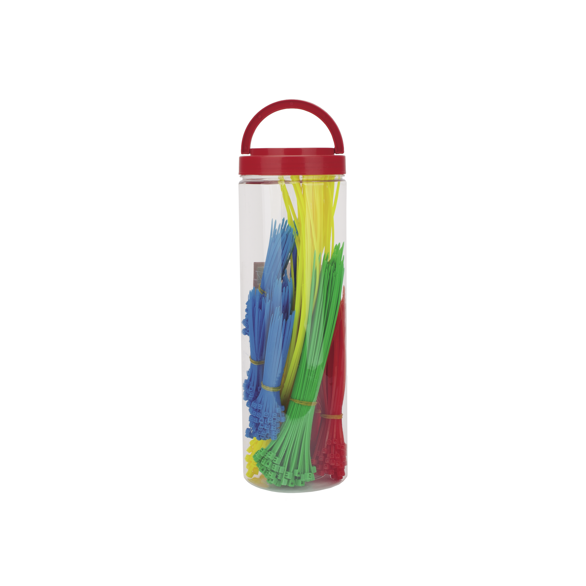 KIT DE 1000 CINCHOS PLÁSTICOS DE 4 DIFERENTES MEDIDAS Y COLORES-Ferreteria-PRECISION-Bsai Seguridad & Controles