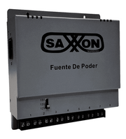 SAXXON ENERGIA PSU1208A - FUENTE DE PODER REGULABLE METÁLICA/ CONEXIÓN DE HASTA 8 CANALES/ VOLTAJE DE AJUSTE 12V 13V O 15V CC/SALIDA DE HASTA 8 AMP EN LOS 8 CANALES MÁXIMO 1 AMP POR CANAL// INSTALACIÓN EN PARED-Fuentes con Distribuidor-SAXXON-Bsai Seguridad & Controles