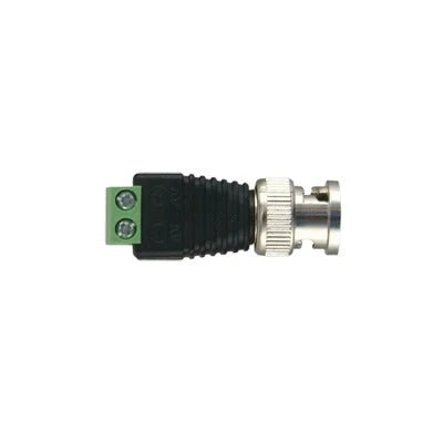 ADAPTADOR DE CONECTOR BNC MACHO A 2 TERMINALES-TORNILLO PARA CABLES AWG-26-14, EN APLICACIONES CCTV, NÍQUEL/ ORO/ PTFE Y PVC.-Adaptadores-EPCOM TITANIUM-Bsai Seguridad & Controles