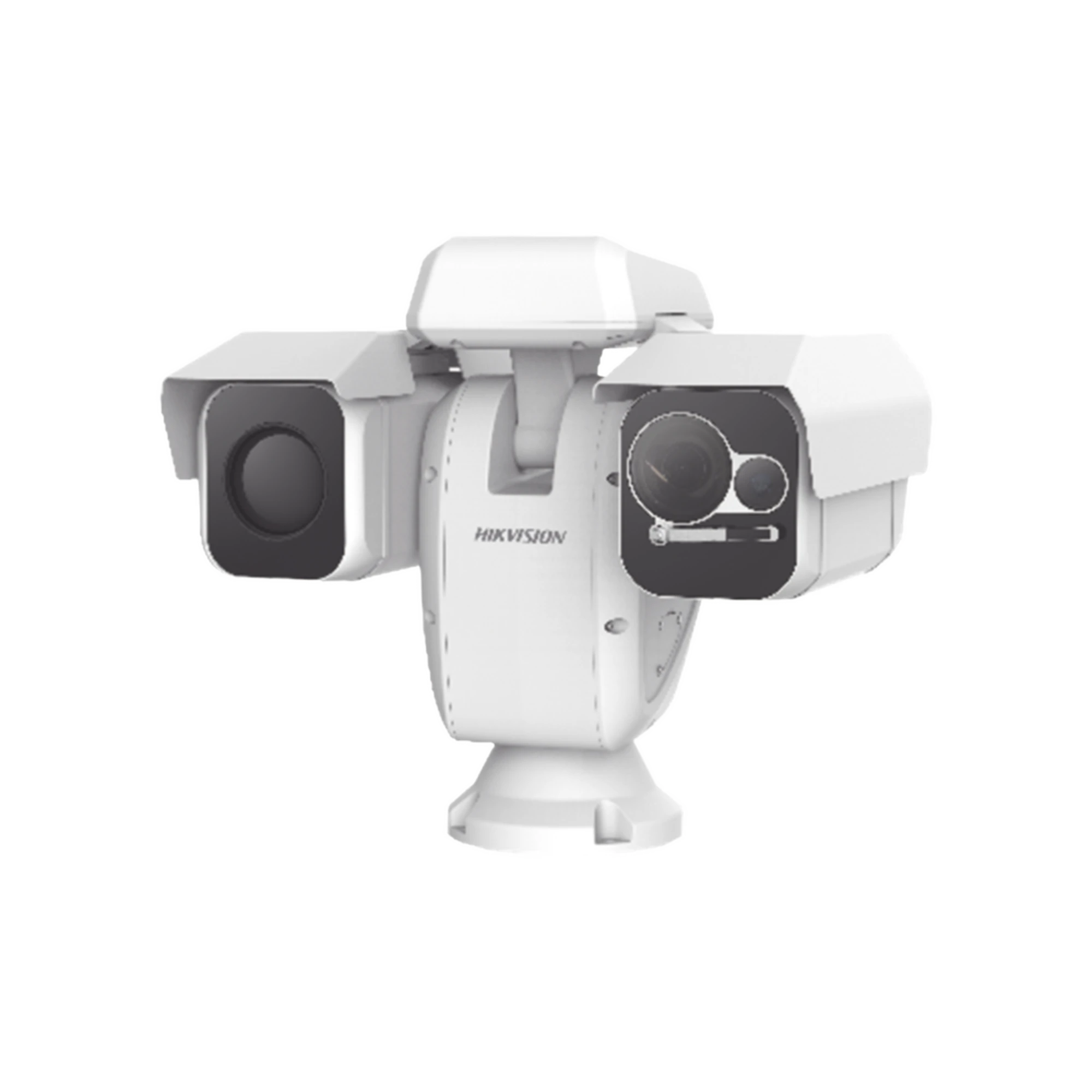 PTZ PUNTA DE POSTE IP DUAL / LENTE TÉRMICO 100 MM (640 X 512) / LENTE ÓPTICO 56X ZOOM (4 MP) / 800 MTS IR LASER / 24 VCA / IP66 / RECUBRIMIENTO ANTICORROSIVO-Cámaras IP y NVRs-HIKVISION-DS-2TD6267-100C4L/WY-Bsai Seguridad & Controles