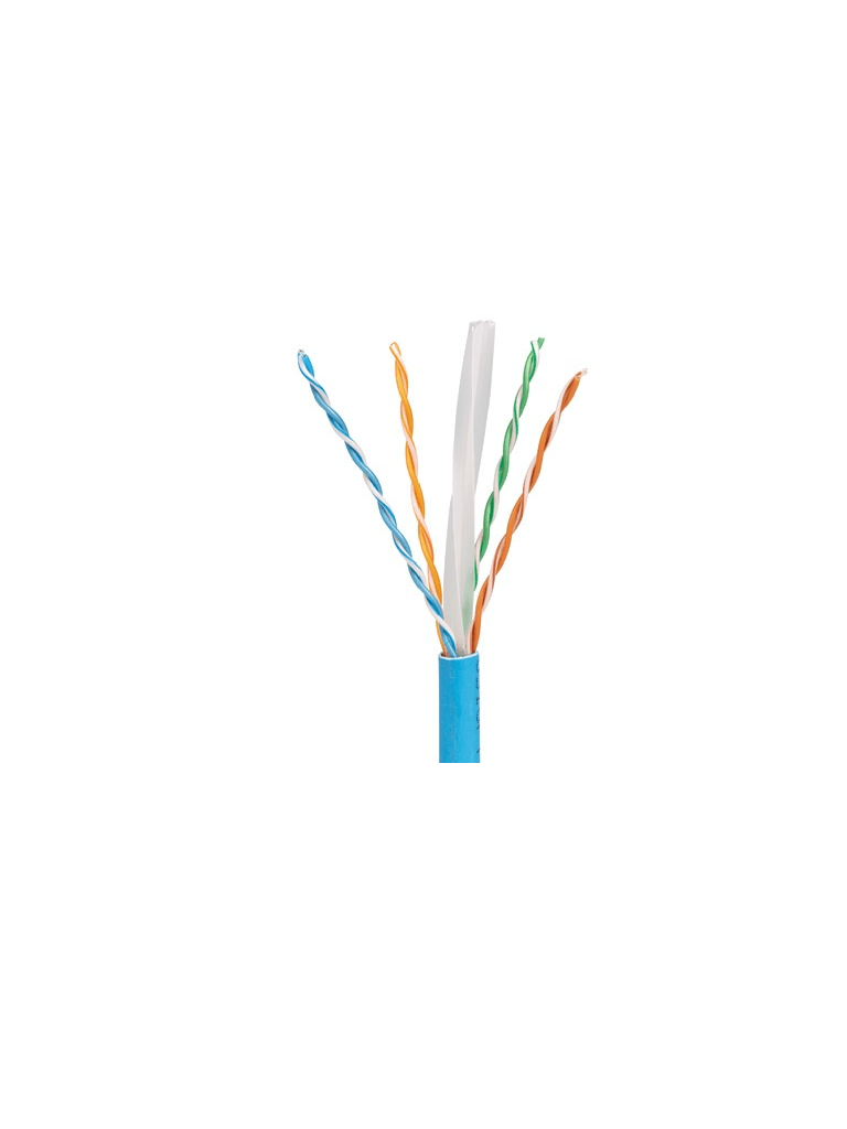 PANDUIT PUC6004BU-FE BOBINA DE CABLE 100% COBRE / CATEGORÍA 6 / UTP / 4 PARES / 23 AWG / 1,000 PIES (305 METROS) / AZUL-Cable-PANDUIT-Bsai Seguridad & Controles
