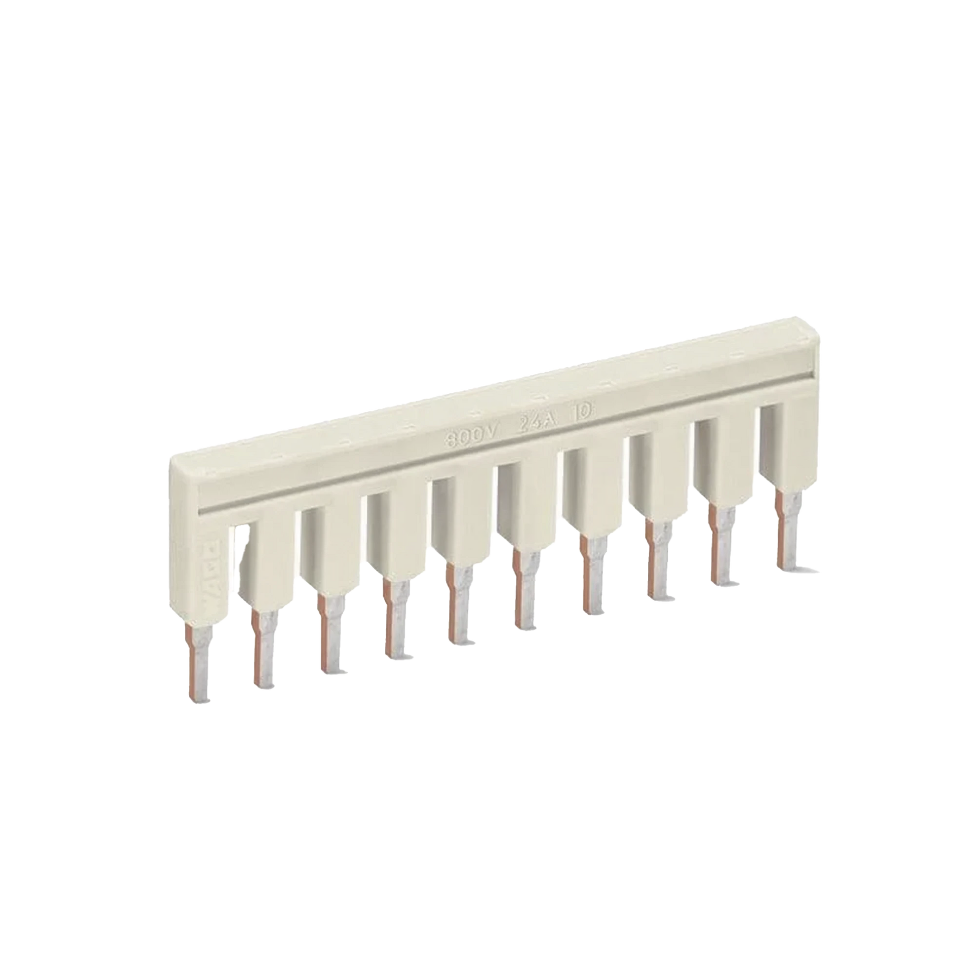 PUENTE; 10 POLOS; AISLADO; GRIS CLARO-Accesorios-WAGO-Bsai Seguridad & Controles