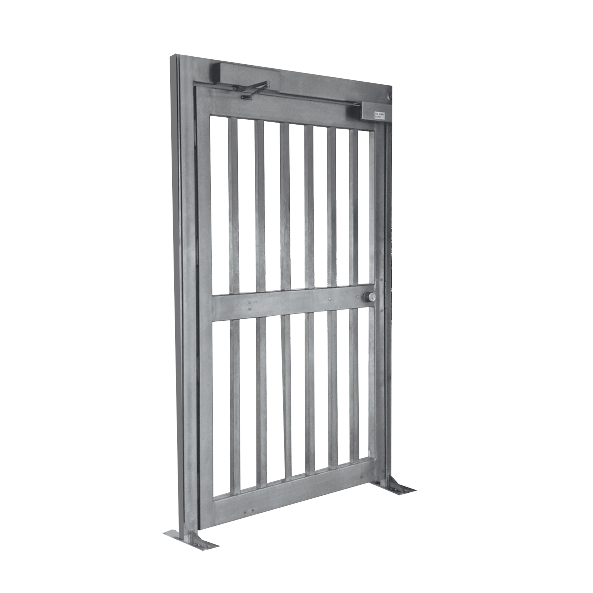 PUERTA DE ALTA SEGURIDAD DE CUERPO COMPLETO ACABADO EN ACERO GALVANIZADO-Torniquetes y Puertas de Cortesía-ALVARADO-Bsai Seguridad & Controles