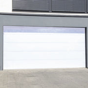 PUERTA DE GARAGE DE ALTA CALIDAD / LINEA CENTRAL / COLOR BLANCO 18X9 PIES, AISLADA, ESTILO AMERICANA.-Acceso Vehicular-ACCESSPRO-Bsai Seguridad & Controles