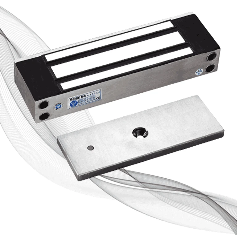 YLI YM500NW - CERRADURA MAGNÉTICA PARA EXTERIOR IP68 / FUERZA DE SUJECIÓN 500KG /1200LB / VOLTAJE DUAL 12V / 24VDC / COMPATIBLE CON SOPORTE MBK500NZLW / PUERTAS DE MADERA, VIDRIO, METÁLICA-Magnética-YLI ELECTRONIC-Bsai Seguridad & Controles